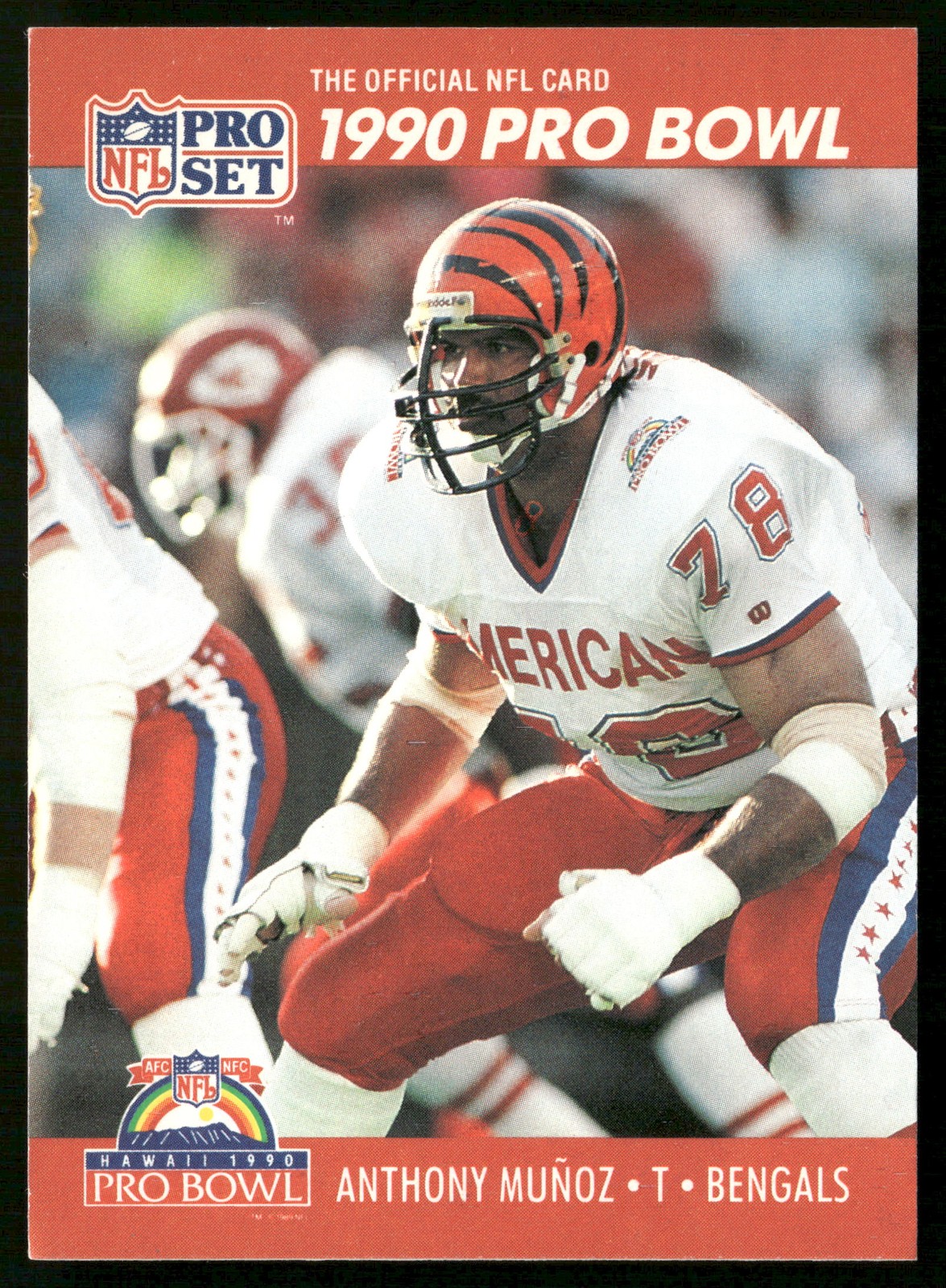 1990 Pro Set FACT Cincinnati #361 Anthony Munoz