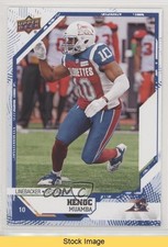 2019 Upper Deck CFL Blue Henoc Muamba #168 READ r6v