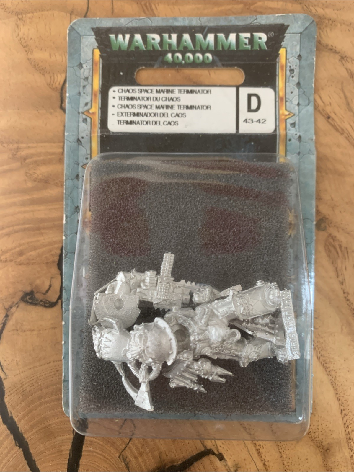 Warhammer 40k: Chaos Space Marine Terminator Blister Sealed OOP NOS (Ms2)