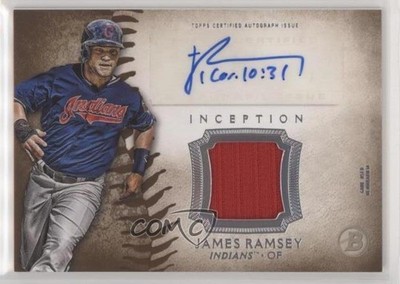 2015 Bowman Inception Relics James Ramsey #IAR-JRA Auto 3y0