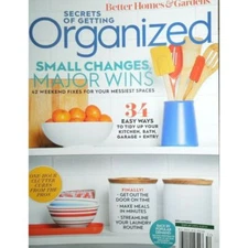 ORGANIZED bh&g SMALL CHANGES MAJOR WINS 42 weekend fixes KITCHEN bath GARAGE +