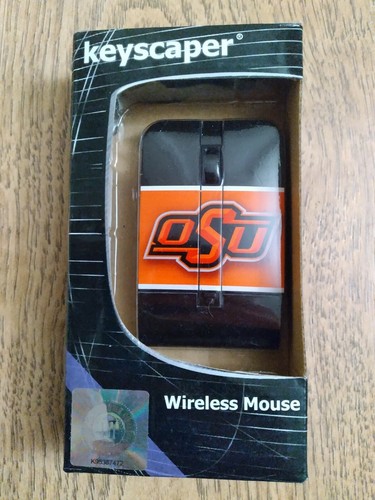 OSU Oklahoma State Wireless Optical Mouse 2.4G Windows / Mac College NCAA - Picture 1 of 5