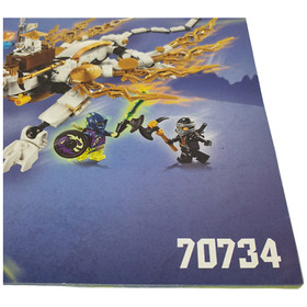 Lego 70734 Ninjago Master Wu Dragon INSTRUCTION MANUALS ONLY 2015 Retired 8+ Vgd