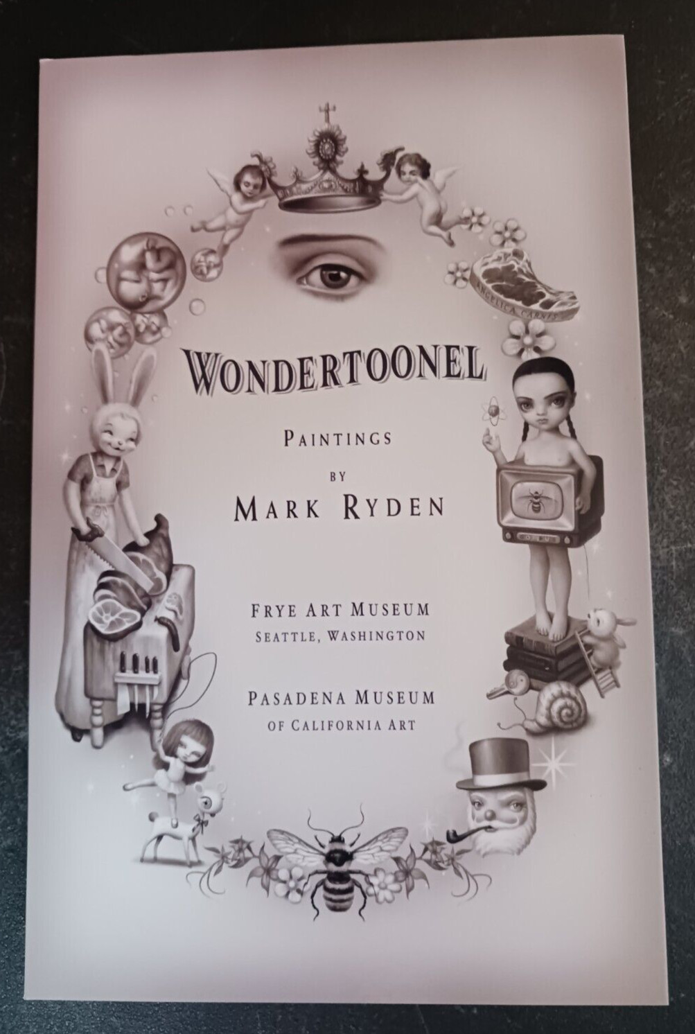 2005 Mark RYDEN Wondertoonel art gallery museum exhibition invitation card