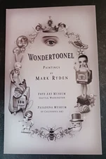 2005 Mark RYDEN Wondertoonel art gallery museum exhibition invitation card
