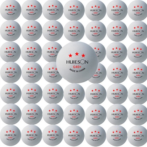 Huieson 3-Star Table-Tennis Balls ABS+ Material Professional Ping-Pong Balls