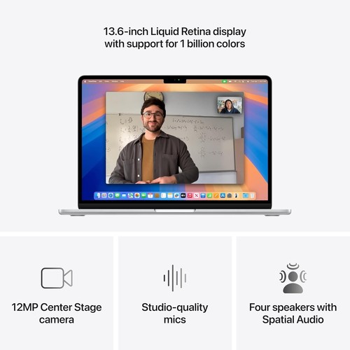 Apple 2024 MacBook Air 13 Inch Laptop with M4 chip 256GB/512GB - Afbeelding 5 van 29