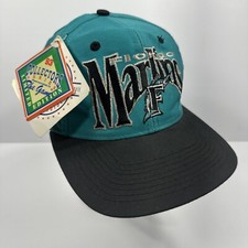 Florida Marlins Vtg Hat The Game Vintage '93 Collectors Series 7 1/8 Fitted Cap