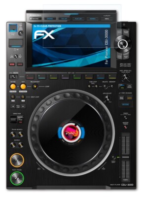 Lot De 3 Protecteurs D'écran AtFoliX Pour Pioneer CDJ-3000 – Transparent
