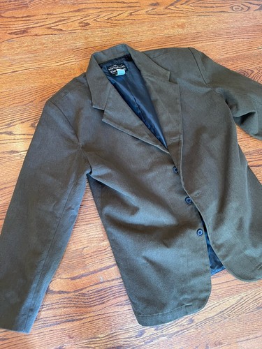 Historical Emporium All Cotton Sable Brushed Sack Coat-Mens Size 44-EUC-blazer - Picture 6 of 14