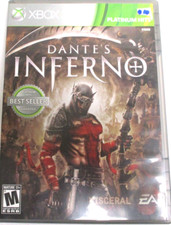 XBOX 360 , PLATINUM HITS , DANTE'S INFERNO , CLEAN - USED
