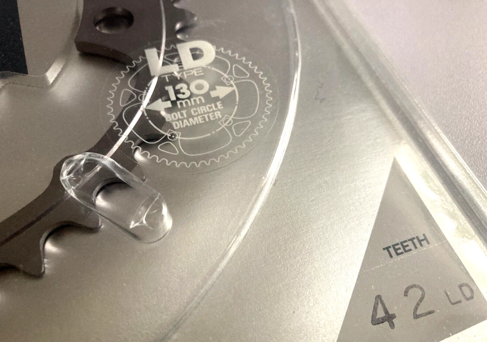 New Shimano Dura Ace Biopace Chainring 42t 130mm BCD Track NOS - Image 3 of 4