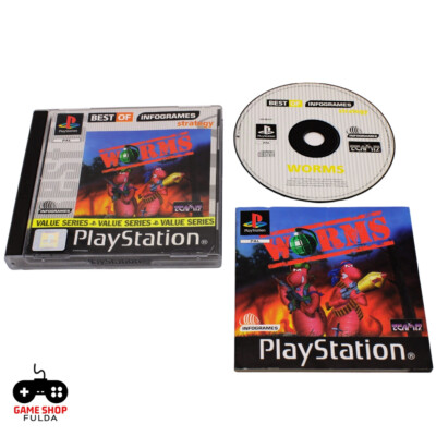 PS1 Spiel | Worms Best of Infogames | Playstation 1 | PAL