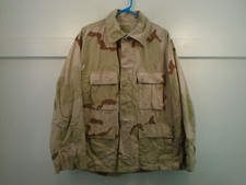 USGI US Military 3 Color Desert Combat DCU Coat Shirt Size Large Short 1997 67-H