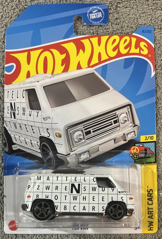 Hot wheels 70’s van, White