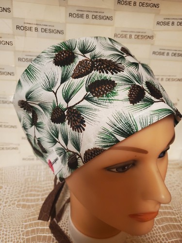 GLITTER PINECONE/ NURSES/pixie Euro cap/Rn's, Dr's,medical staff - Picture 4 of 4
