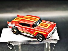 Tyco '57 Chevy Pro Stock Red/Yellow W/Gray Bumpers