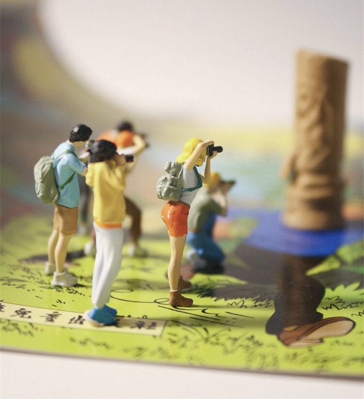 BN 1:64 Painted Figure Model Miniature  Diorama  Photography Scene Camera