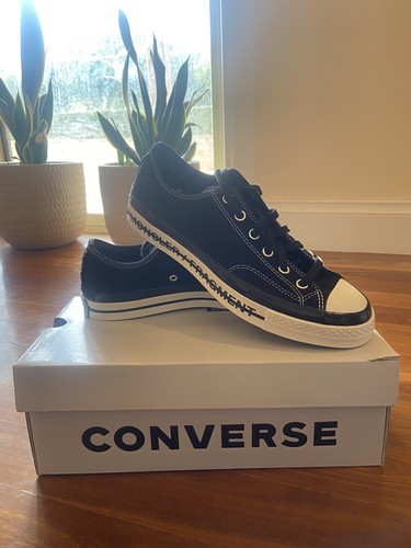 Converse Jack Purcell Moncler Fragment Black SIZE 8 UK UNISEX - Foto 6 di 9