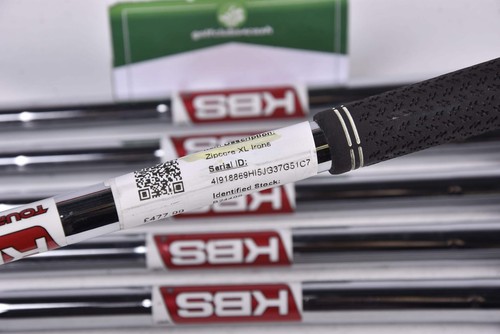 Cleveland Zipcore XL Irons / 5-PW / Stiff Flex KBS Tour Lite Shafts - Picture 5 of 7