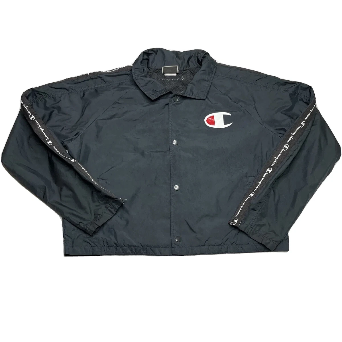 Champion coach jacket with tape detail sales