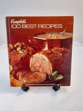 Hardcover Cookbook "Campbell's 100 Best Recipes" From Campbell Soup Co. HC 1970s