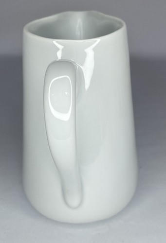 Jacques Coeur Pitcher Blue Green Ribbon Un Jardin En Plus France Porcelain 16oz - Picture 4 of 8