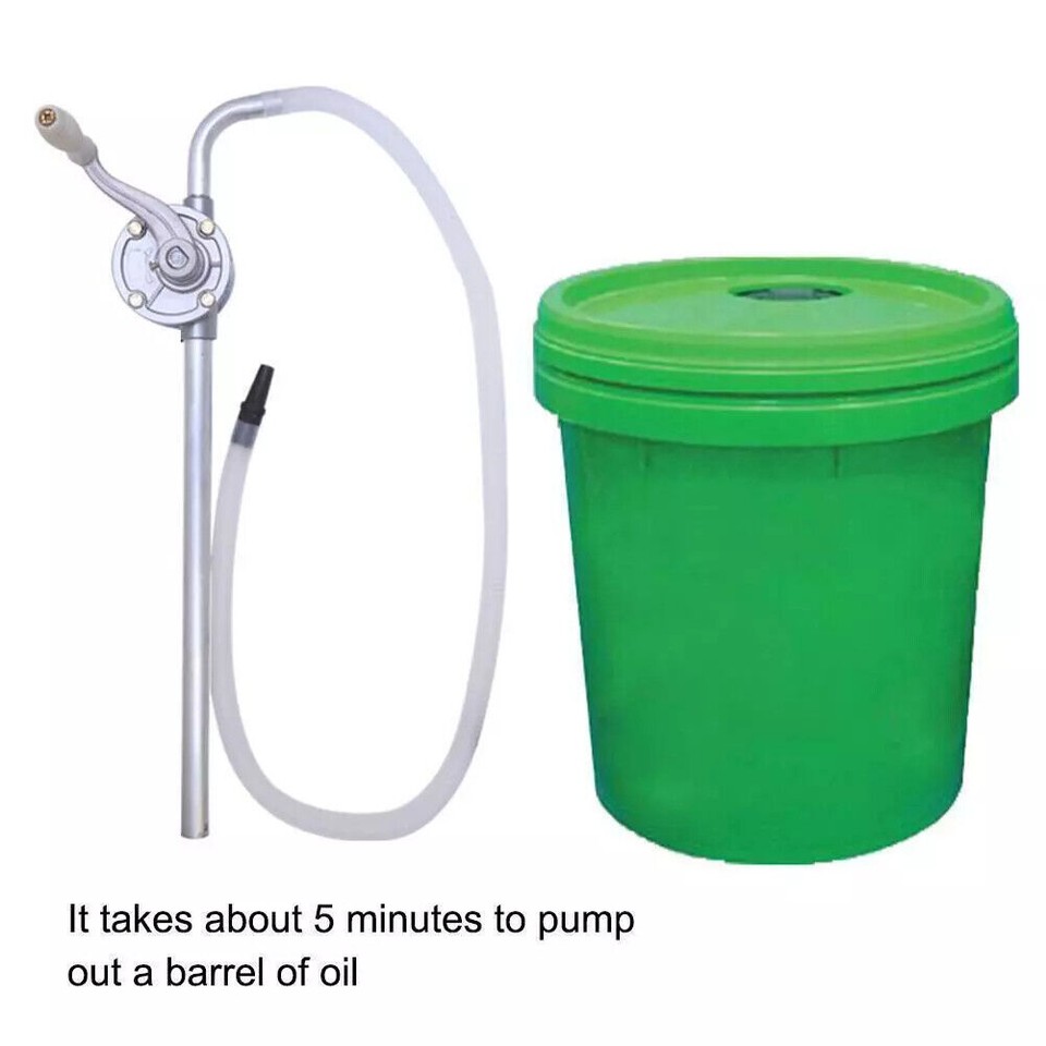 Pompe Manuelle De Transfert D'huile - Pour Bidons De 5 Gallons (20L) - Aluminium, Garantie 3 Ans