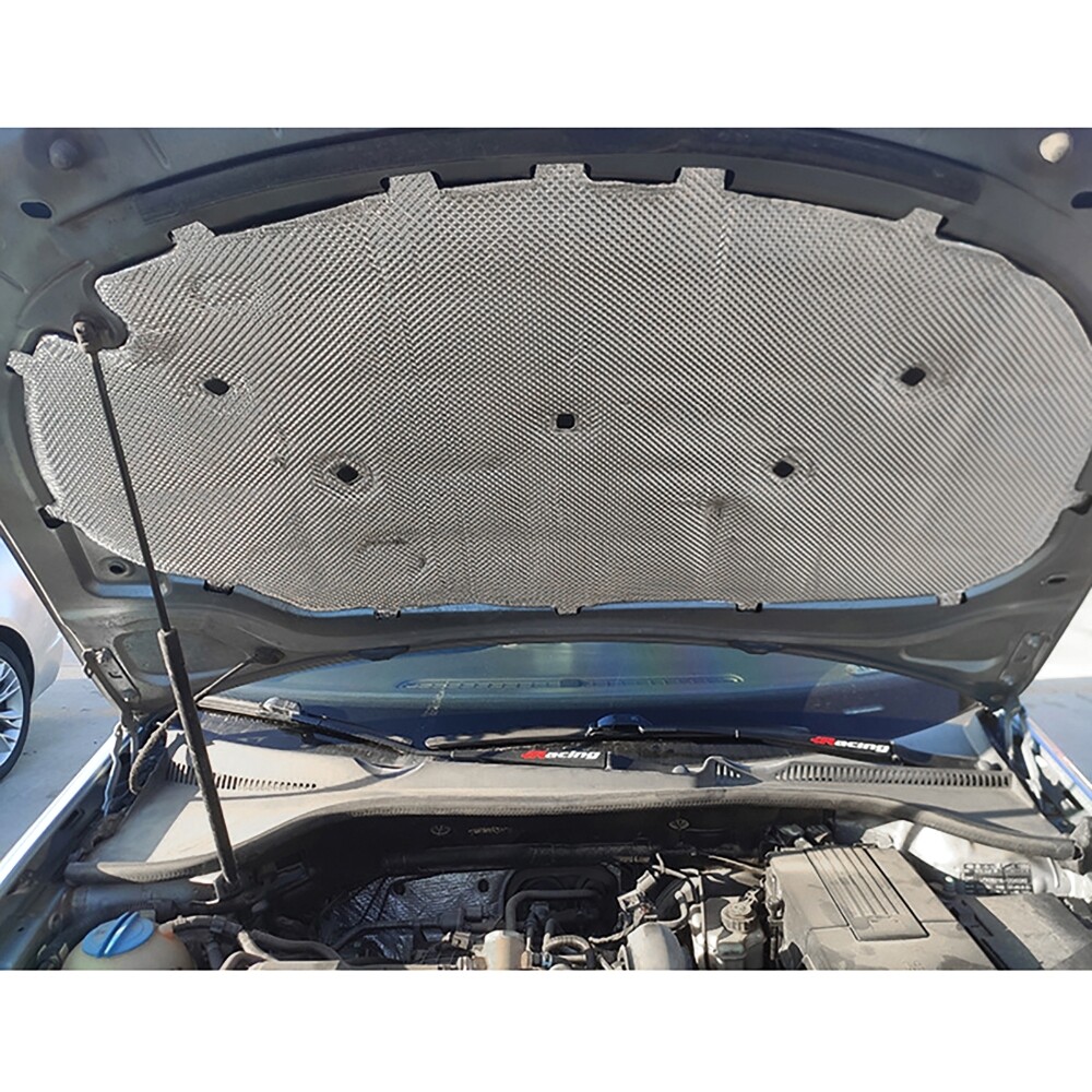 Cotton Car Hood Engine Sound Insulation Pad Heat Shield For VW Golf 6