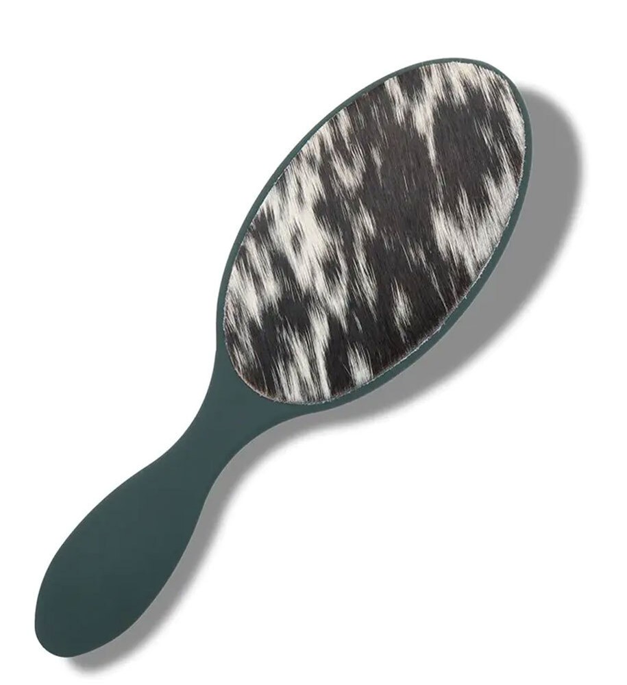 Myra Bag Dalton Canyon Hair Brush Black Cow