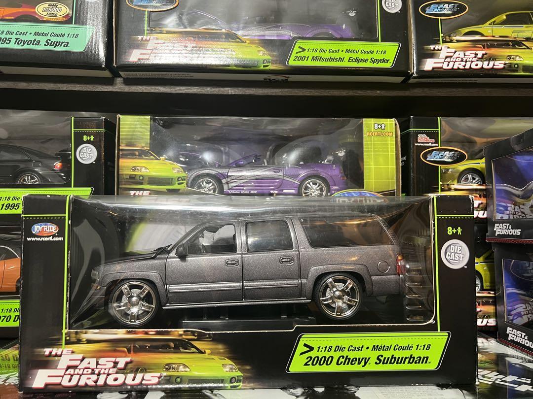 ミニカー 2000 CHEVY SUBERBAN 1/18 JOY RIDE JOY RIDE 1/18 FAST&FURIOUS 2000 Chevy Suburban Wild Speed Minicar