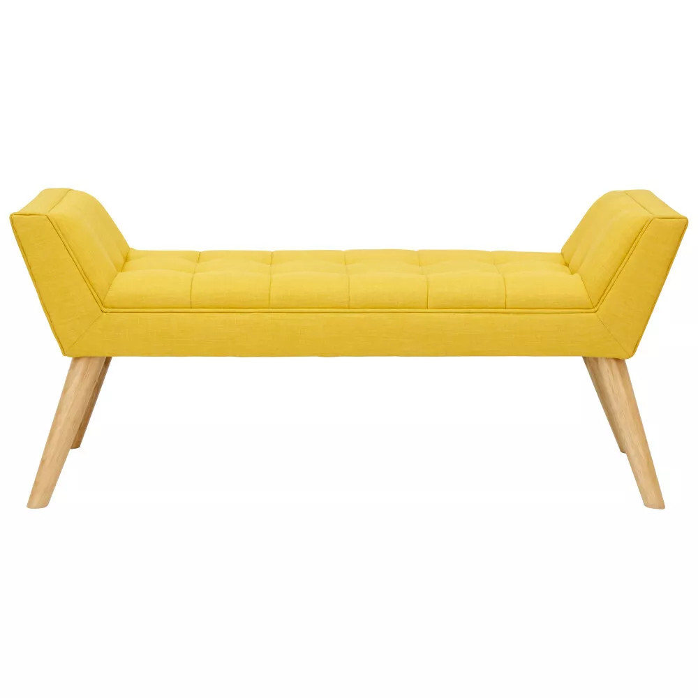 Yellow bench seat deals