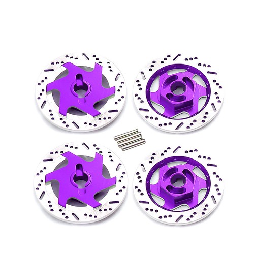 4pcs Metal Brake Disc Pad Set for 1:10 R09 RC RS Starscream Flat Roadster Car - Picture 11 of 12
