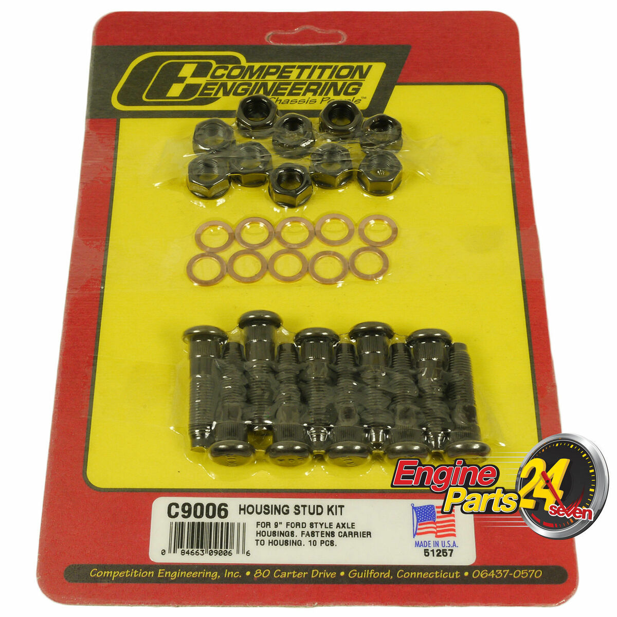 Competition Engineering C9006 Differential Carrier Stud Kit Competition Engineering C9006 Differential Carrier Stud Kit