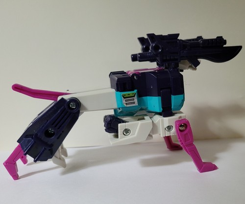 TRANSFORMERS G1 Pounce Takara Figure With Two Guns Complete Transformer 87' Vtg - Picture 4 of 11