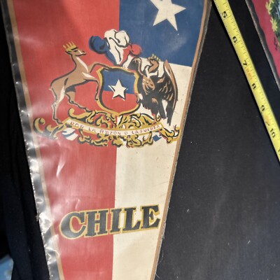 Fanion Vintage Chili – Pennant Wimpel Football – Sélection Nationale