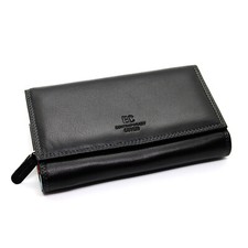 Portafoglio Donna Enrico Coveri in Vera Pelle Portamonete Borsellino Borsello 