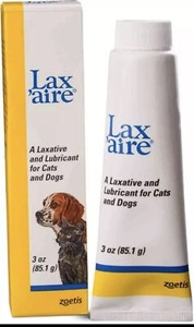 Lax’aire Laxative & Lubricant For Cats Dogs 3 Oz-Barely Used-READ DESC