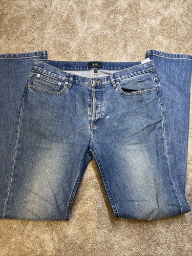 A.P.C. Petit New Standard Slim Straight Stretch Denim Men's Size 32 x 32 - Picture 3 of 4