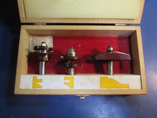 Katana  Rail and Stile  Router Bit 3 piece set 18847B 18847A 18687