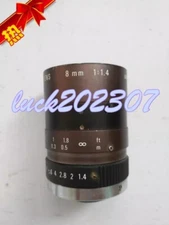 1PC used  COSMICAR LENS 8MM 1:1.4 #YY