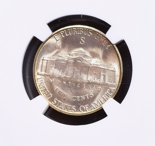 1944-S Jefferson Nickel - NGC MS66 (#57027-L) - Picture 7 of 8