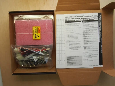 Computadora Advantech PCM-3370F Celeron 400Mhz + 128MB RAM placa única SBC PC104+