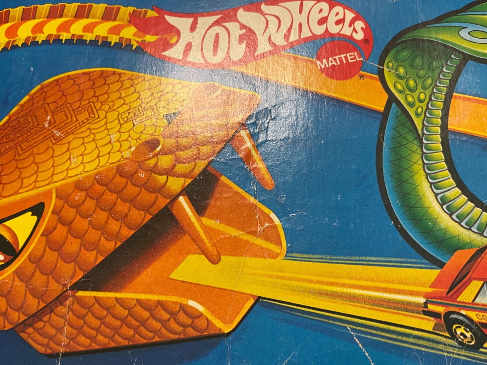 SUPER KING COBRA ! EXTREMELY (RARE) ORIGINAL HOT WHEEL "COBRA STUNT SET"