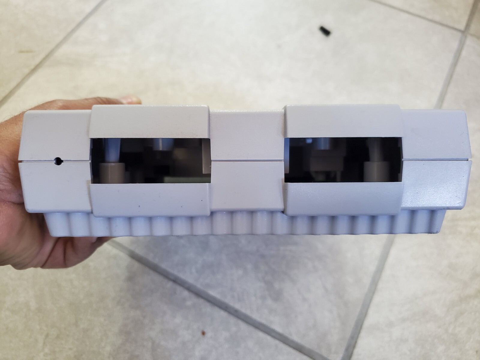 used original Super Nintendo Replacement Console Shell snes gray | eBay