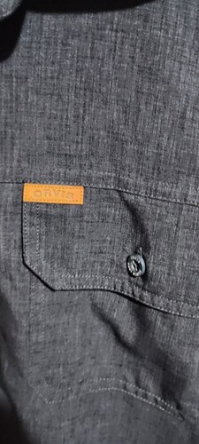 Orvis Mens Short Sleeve Button Down Shirt Size XXL Dark Blue - Picture 6 of 13