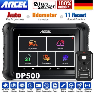 ANCEL DP500 Cluster Calibration K~y Programmer EPB DPF TPS OBD2 Diagnosegerät DE