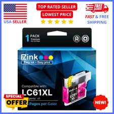 E-Z Ink LC61XL Magenta Cartridge – High Yield Compatible for Brother Printer
