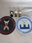 Game Of Thrones Lot of Funko Minis and Melamine Plates