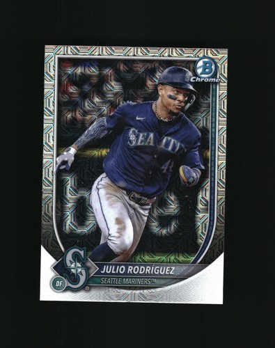 2025 Bowman Mega Box Julio Rodriguez Mojo Refractor - Seattle Mariners #79